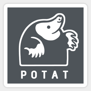 Small potat, design of a  mole Magnet